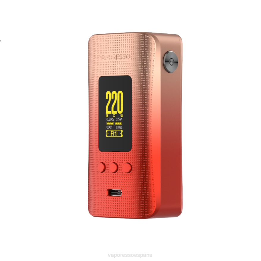 Vaporesso GEN 200 mod naranja neón Vaporesso españa 848F241